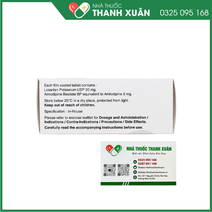 Troysar AM thuốc điều trị tăng huyết áp, đau thắt ngực